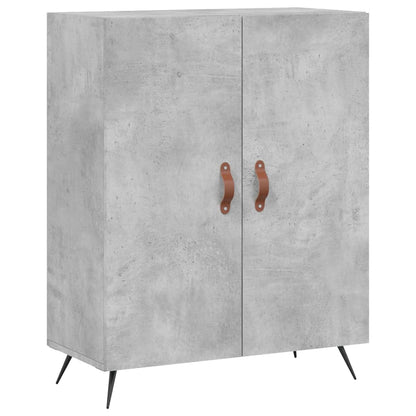 Highboard Concrete Grey 69,5x34x180 cm Engineered Wood