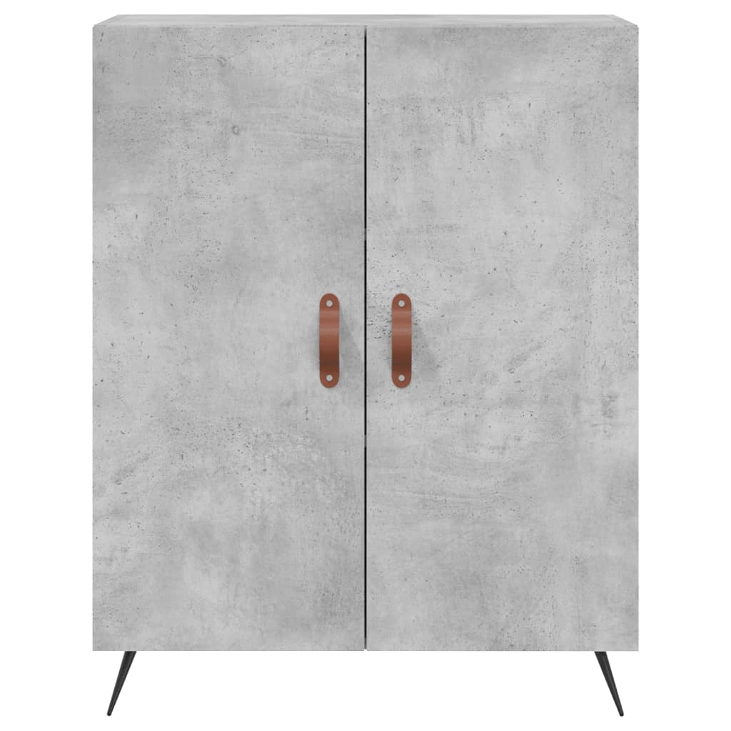 Highboard Concrete Grey 69,5x34x180 cm Engineered Wood