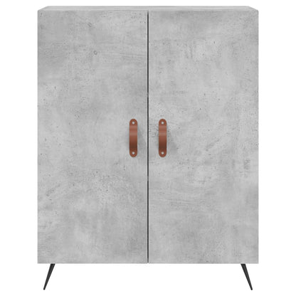 Highboard Concrete Grey 69,5x34x180 cm Engineered Wood