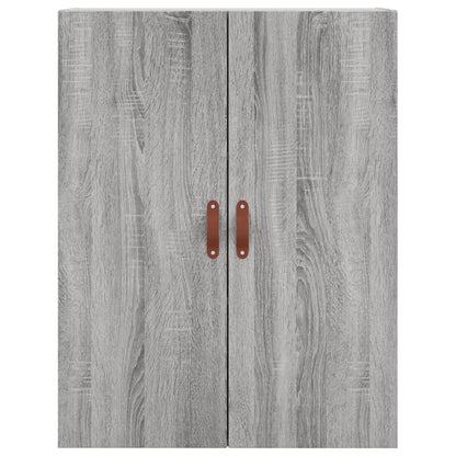 Highboard Grey Sonoma 69,5x34x180 cm Engineered Wood