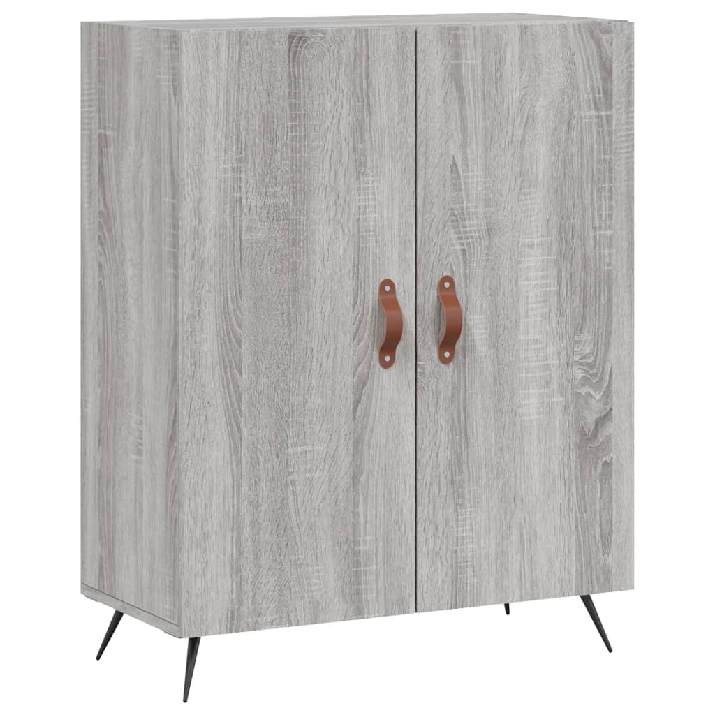Highboard Grey Sonoma 69,5x34x180 cm Engineered Wood