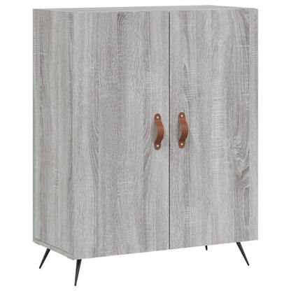 Highboard Grey Sonoma 69,5x34x180 cm Engineered Wood