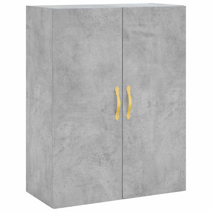 Highboard Concrete Grey 69,5x34x180 cm Engineered Wood