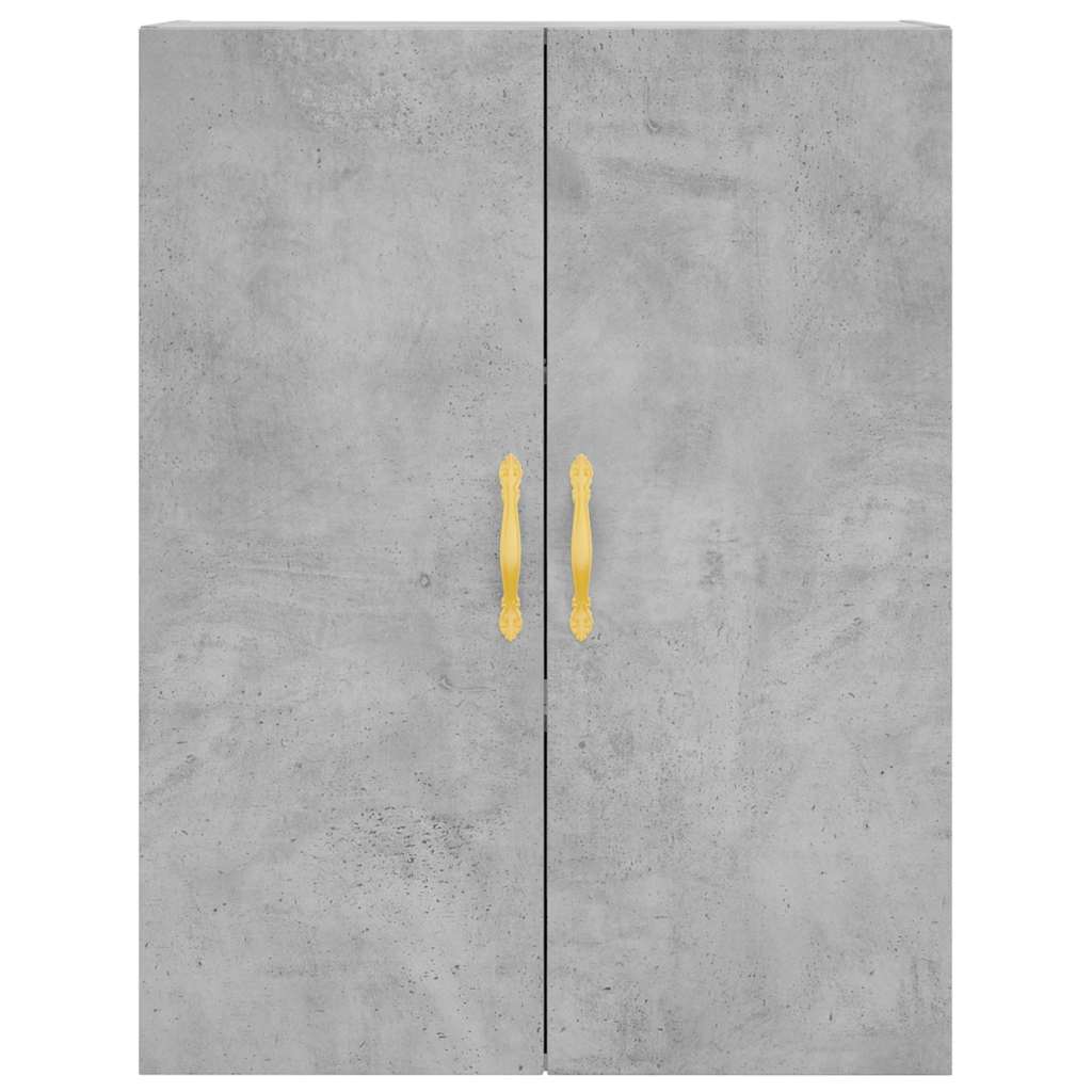 Highboard Concrete Grey 69,5x34x180 cm Engineered Wood