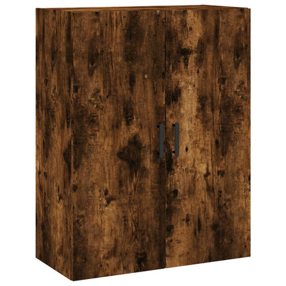 Highboard Smoked Oak 69,5x34x180 cm Engineered Wood