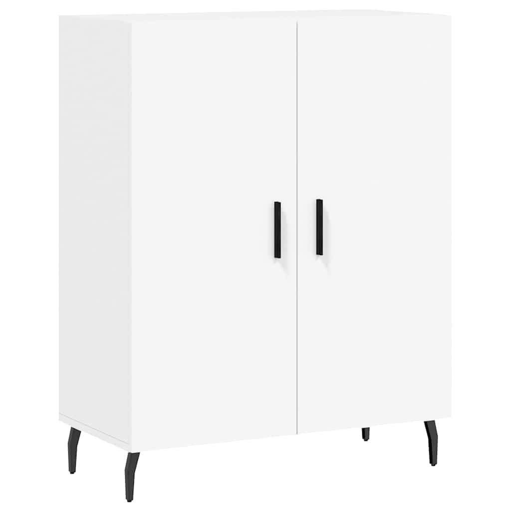 Highboard White 69.5x34x180 cm Engineered Wood
