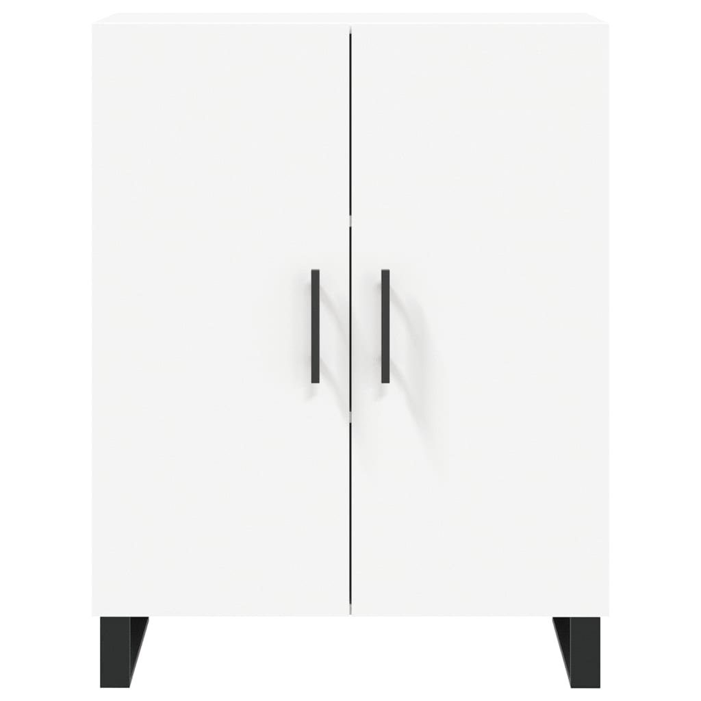 Highboard White 69.5x34x180 cm Engineered Wood