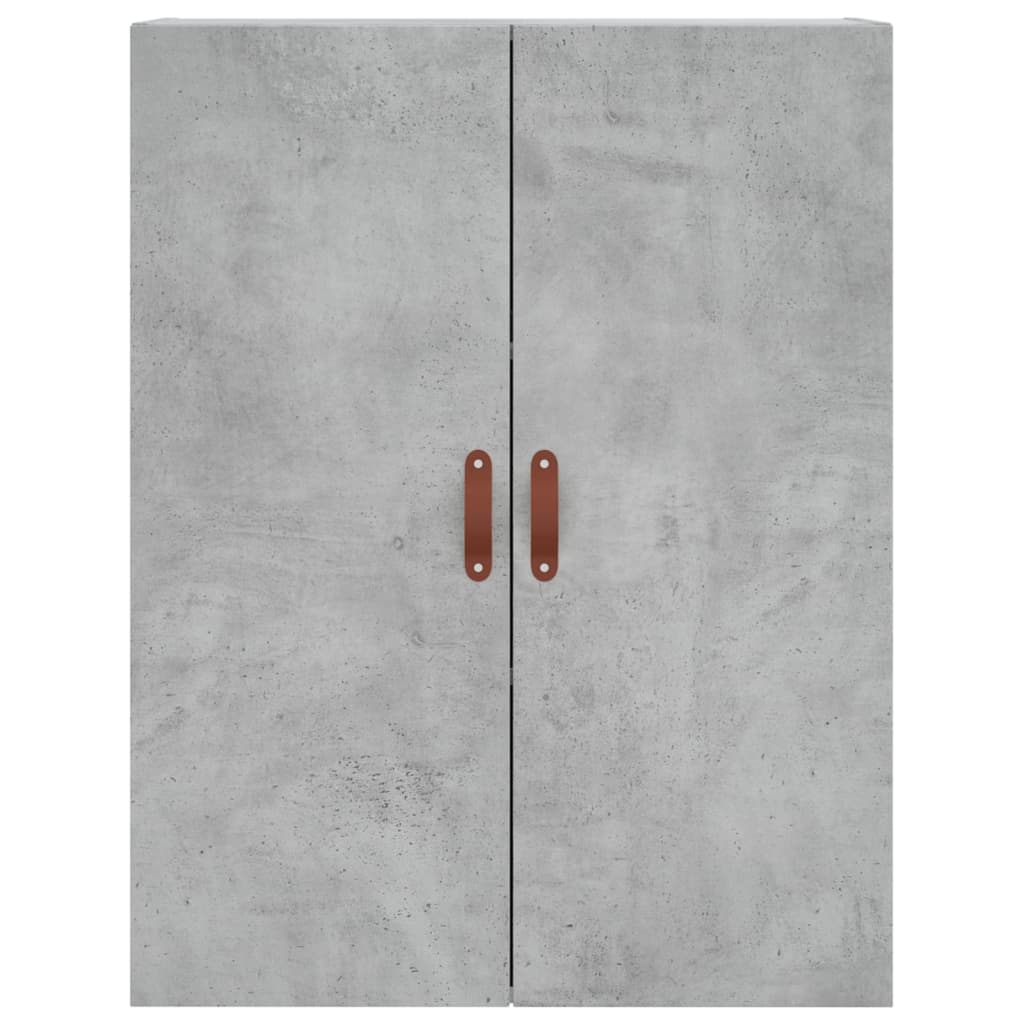 Highboard Concrete Grey 69,5x34x180 cm Engineered Wood
