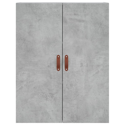 Highboard Concrete Grey 69,5x34x180 cm Engineered Wood