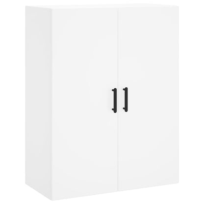 Highboard White 69.5x34x180 cm Engineered Wood