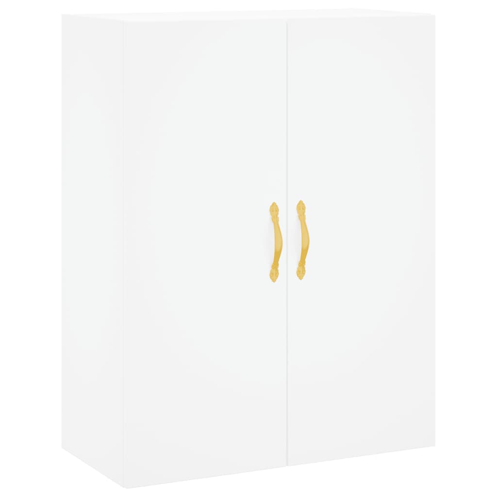 Highboard White 69,5x34x180 cm Engineered Wood