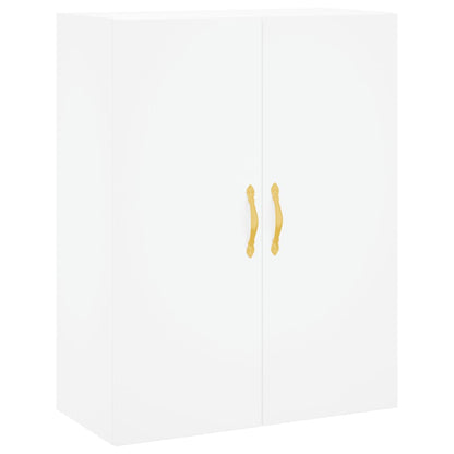 Highboard White 69,5x34x180 cm Engineered Wood