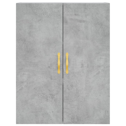 Highboard Concrete Grey 69,5x34x180 cm Engineered Wood
