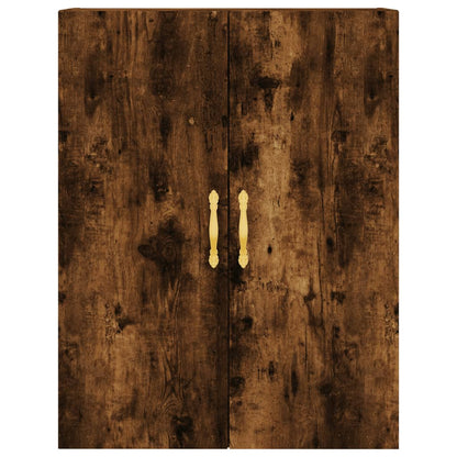 Highboard Smoked Oak 69,5x34x180 cm Engineered Wood