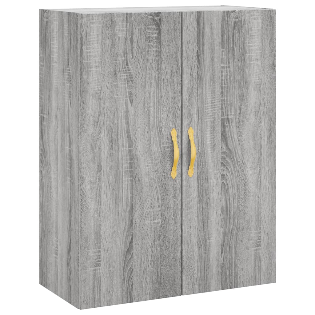 Highboard Grey Sonoma 69,5x34x180 cm Engineered Wood