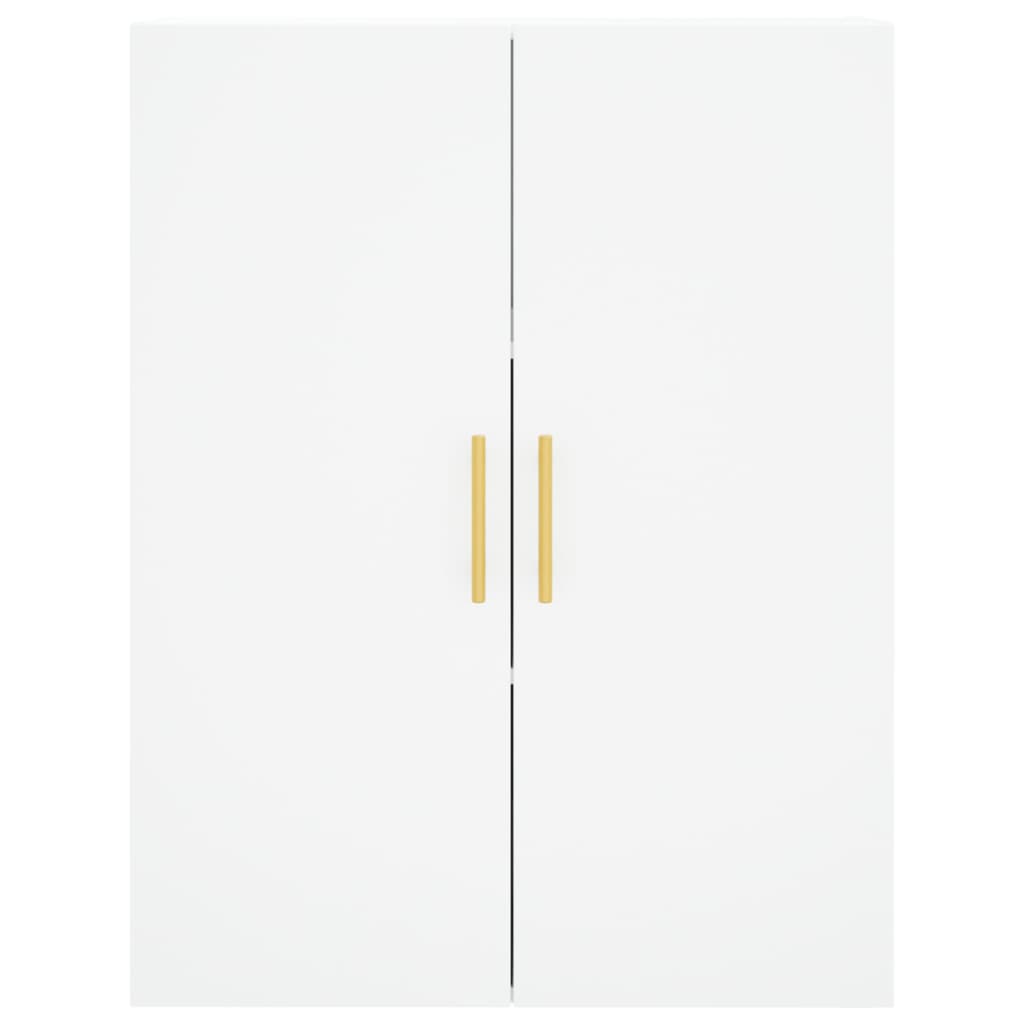 Highboard White 69.5x34x180 cm Engineered Wood