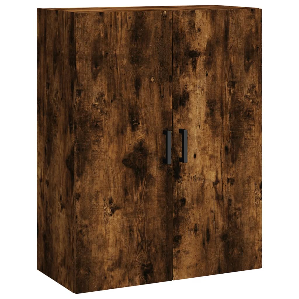 Highboard Smoked Oak 69.5x34x180 cm Engineered Wood