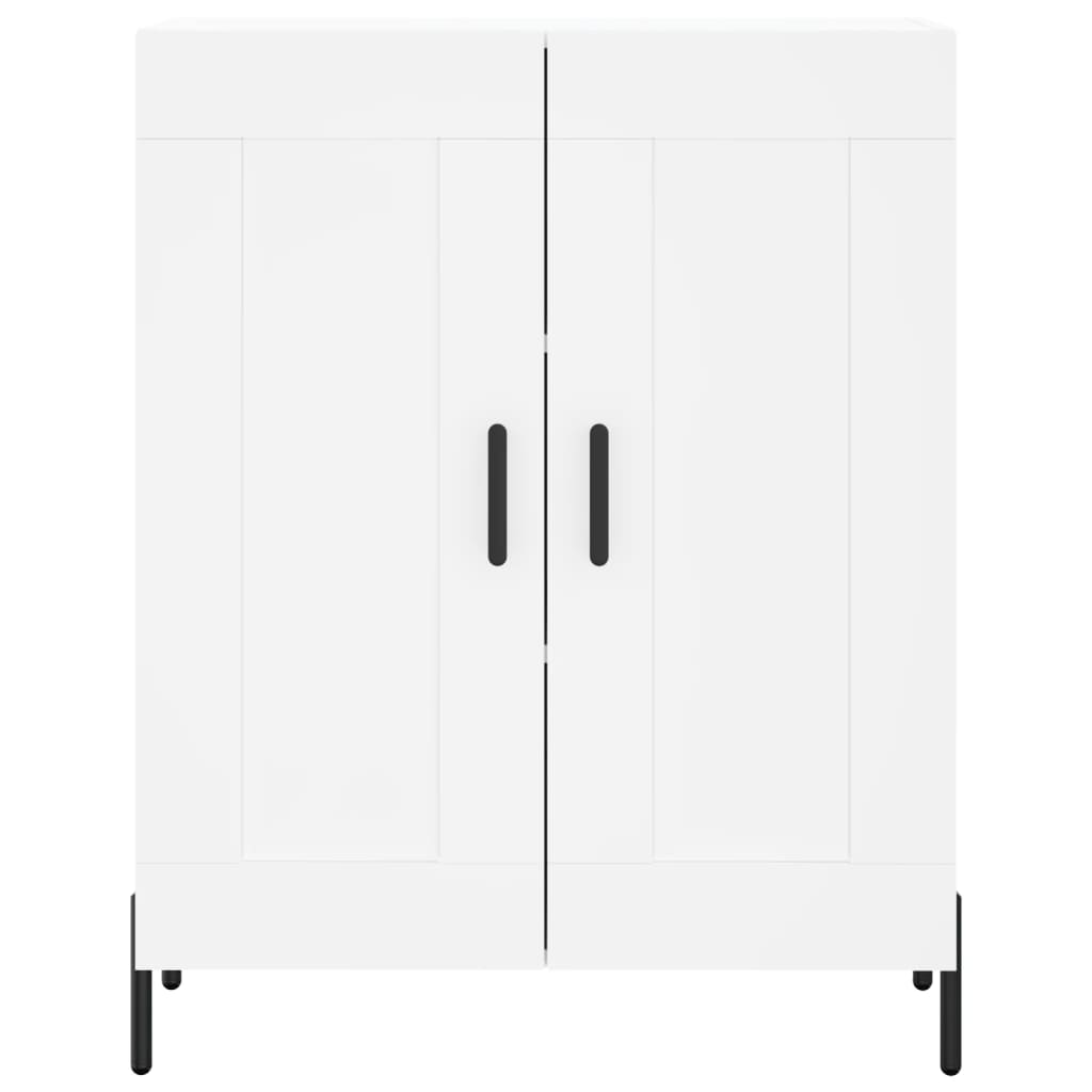 Highboard White 69.5x34x180 cm Engineered Wood