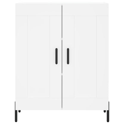 Highboard White 69.5x34x180 cm Engineered Wood