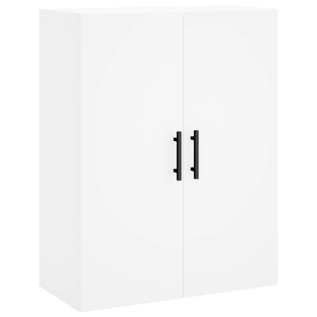 Highboard White 69.5x34x180 cm Engineered Wood