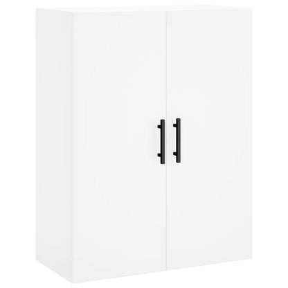 Highboard White 69.5x34x180 cm Engineered Wood