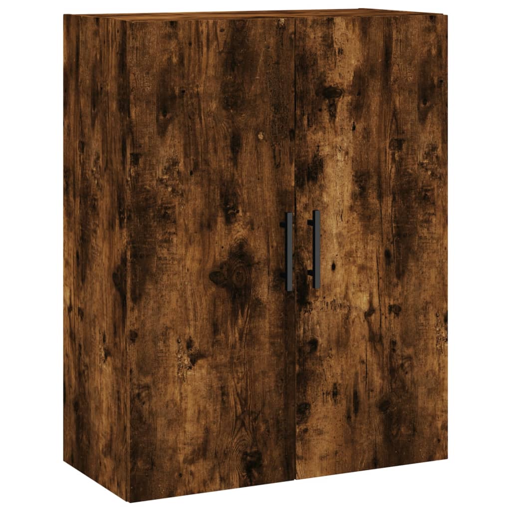 Highboard Smoked Oak 69,5x34x180 cm Engineered Wood