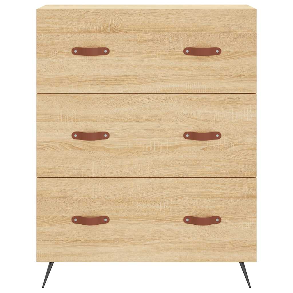 Highboard Sonoma Oak 69,5x34x180 cm Engineered Wood