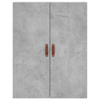 Highboard Concrete Grey 69,5x34x180 cm Engineered Wood