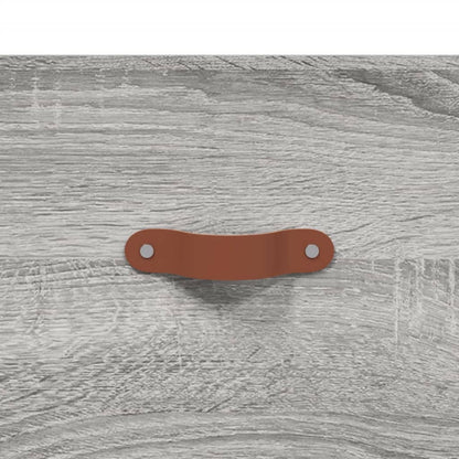 Highboard Grey Sonoma 69,5x34x180 cm Engineered Wood