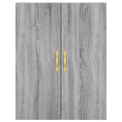 Highboard Grey Sonoma 69,5x34x180 cm Engineered Wood