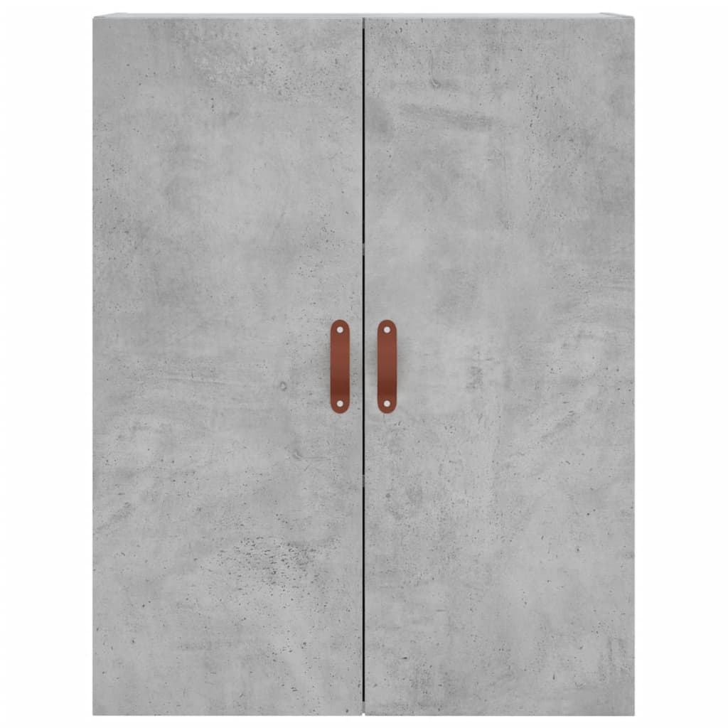 Highboard Concrete Grey 69,5x34x180 cm Engineered Wood
