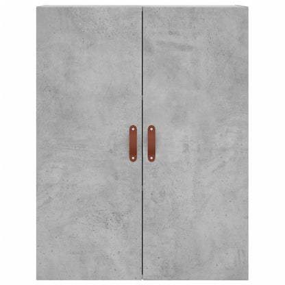 Highboard Concrete Grey 69,5x34x180 cm Engineered Wood