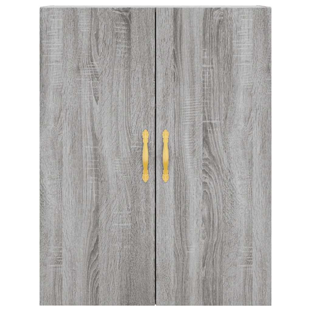 Highboard Grey Sonoma 69,5x34x180 cm Engineered Wood