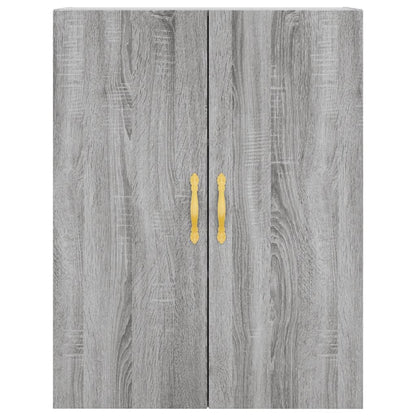 Highboard Grey Sonoma 69,5x34x180 cm Engineered Wood