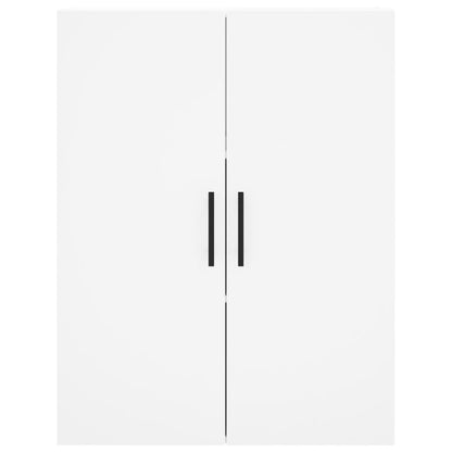 Highboard White 69.5x34x180 cm Engineered Wood