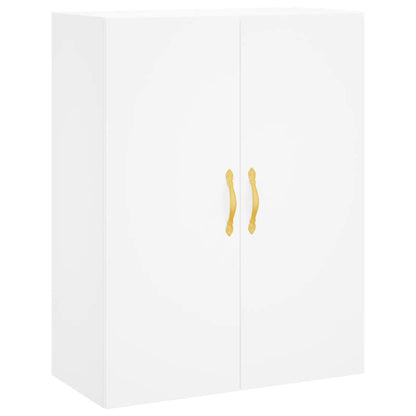 Highboard White 69,5x34x180 cm Engineered Wood