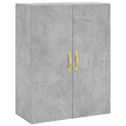 Highboard Concrete Grey 69,5x34x180 cm Engineered Wood