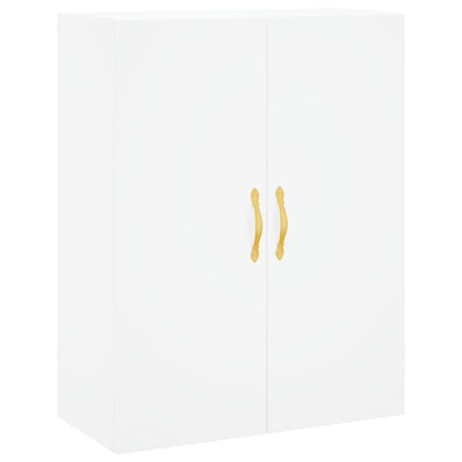 Highboard White 69,5x34x180 cm Engineered Wood
