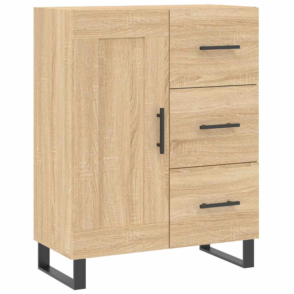 Highboard Sonoma Oak 69.5x34x180 cm Engineered Wood