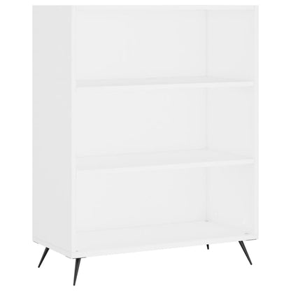 Highboard White 69,5x34x180 cm Engineered Wood