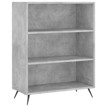 Highboard Concrete Grey 69,5x34x180 cm Engineered Wood
