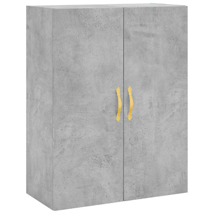 Highboard Concrete Grey 69,5x34x180 cm Engineered Wood