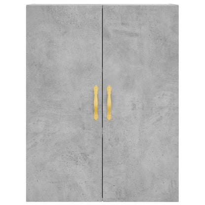 Highboard Concrete Grey 69,5x34x180 cm Engineered Wood