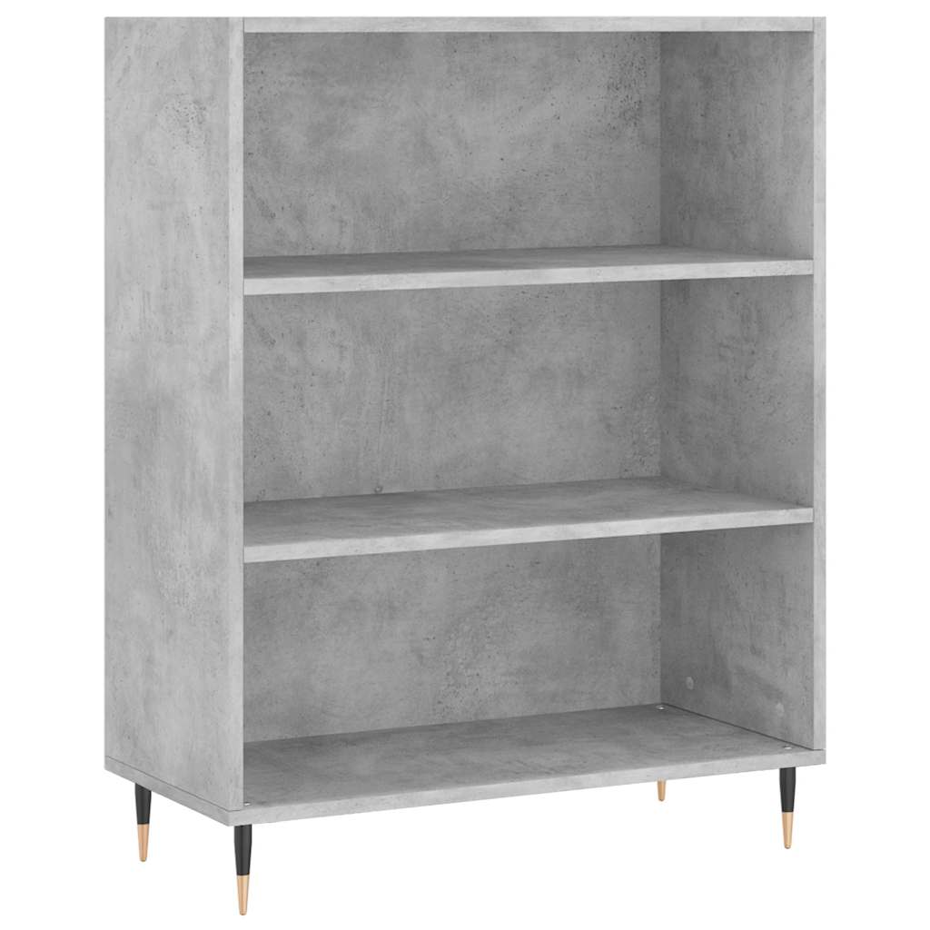 Highboard Concrete Grey 69,5x34x180 cm Engineered Wood