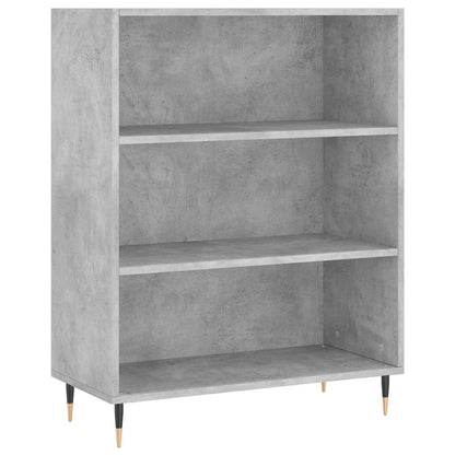 Highboard Concrete Grey 69,5x34x180 cm Engineered Wood