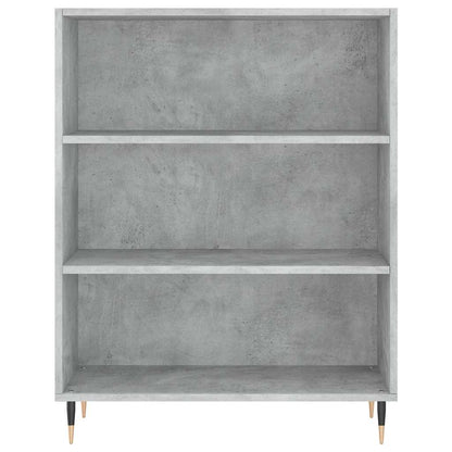 Highboard Concrete Grey 69,5x34x180 cm Engineered Wood