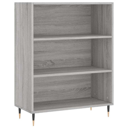 Highboard Grey Sonoma 69,5x34x180 cm Engineered Wood