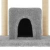 Cat Tree with Sisal Scratching Posts Light Grey 154 cm