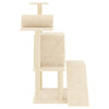 Cat Tree with Sisal Scratching Posts Cream 110.5 cm