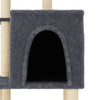 Cat Tree with Sisal Scratching Posts Dark Grey 97 cm
